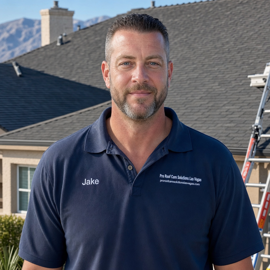 Jake Evans, owner of Pro Roof Care Solutions Las Vegas